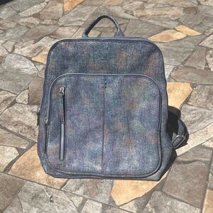 American Leather Co Indigo Multi-Color Backpack